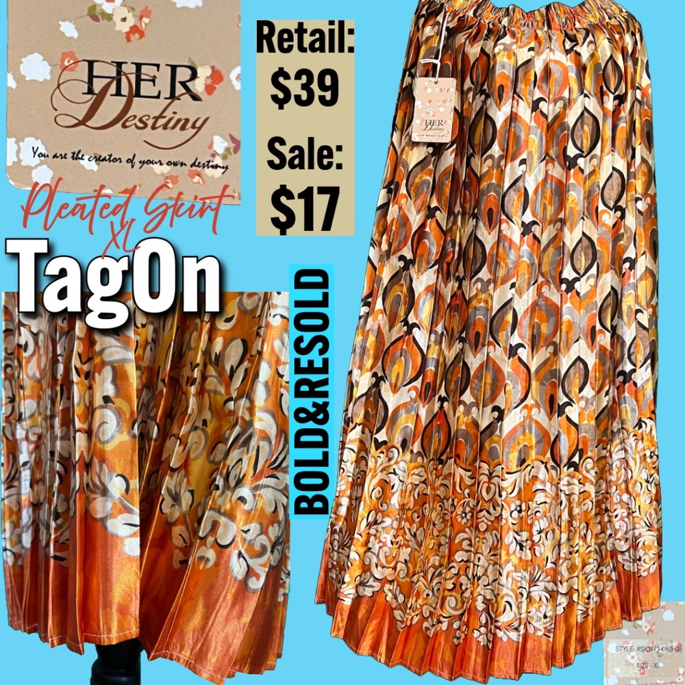 Her Destiny Pleated Skirt